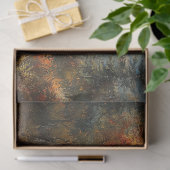 Rustikale Herbstkirche Aquarellmalerei Dekoupage Seidenpapier (Geschenk)