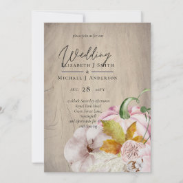 Rustikale Herbstkuppeln Blume Hochzeit