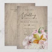 Rustikale Herbstkuppeln Blume Hochzeit (Vorne/Hinten)