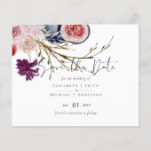 Rustikale Herbstkuppeln Blume Hochzeit (Vorderseite)