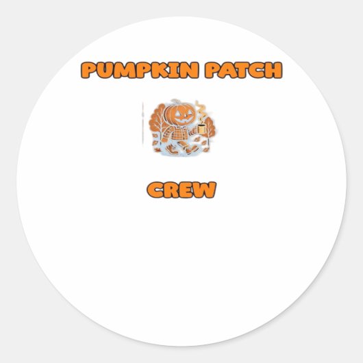 Rustikale Herbstkürme Blumenkins Blätter Classic Runder Aufkleber (Vorderseite)