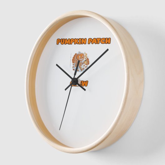 Rustikale Herbstkürme Blumenkins Blätter Classic Uhr (Winkel)