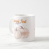 Rustikale Herbstkürme Kaffeetasse (Vorderseite Links)