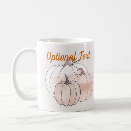 Rustikale Herbstkürme Kaffeetasse (Links)