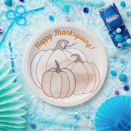 Rustikale Herbstkürme Pappteller (Party)