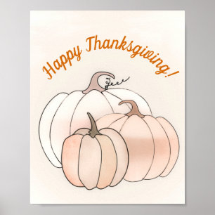 Rustikale Herbstkürme Poster