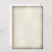 Rustikale Herbstlaub Einladungen für Hochzeiten im (Rückseite)