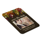 Rustikale Herbstlaub Foto Speichern Sie die Datums Magnet (Rechte Seite)