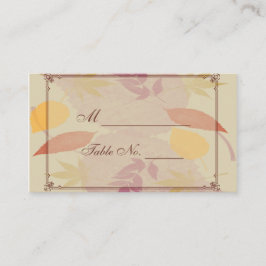 Rustikale Herbstlaub Hochzeiten von Platzkarten