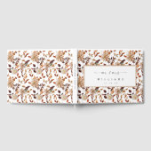 Rustikale Herbstlaub Hochzeitshaus Gästebuch (Voll)