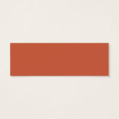 Rustikale Herbstlaub Hochzeitsticket (Rückseite)