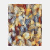 Rustikale Herbstlaube Fleecedecke (Vorderseite)