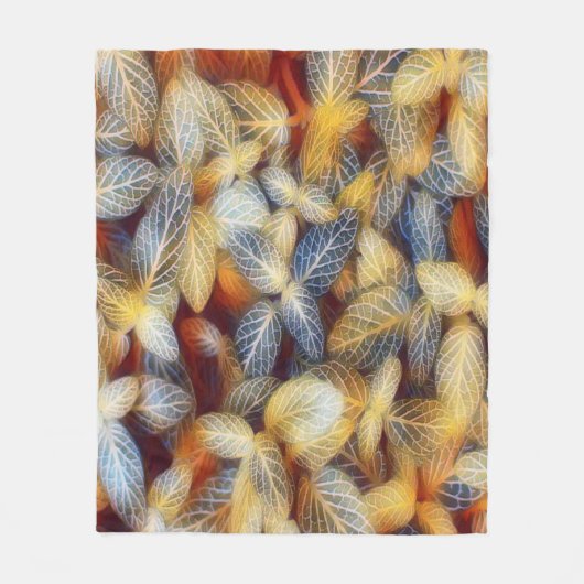 Rustikale Herbstlaube Fleecedecke (Vorderseite)