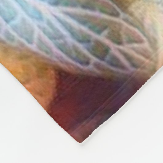 Rustikale Herbstlaube Fleecedecke (Ecke)