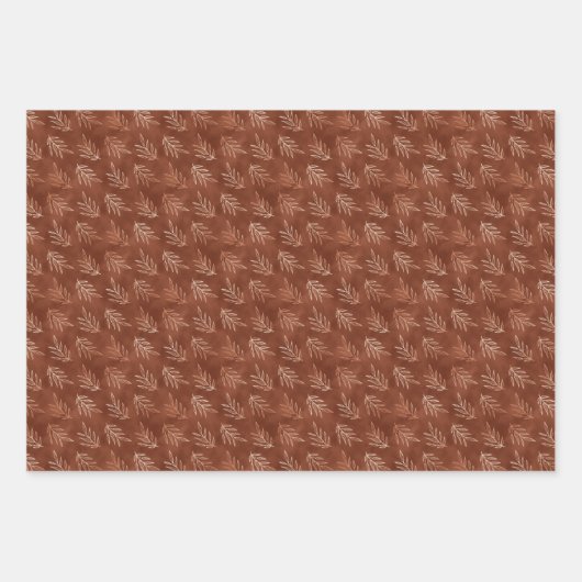 Rustikale Herbstlaube Geschenkpapier Set (Vorderseite 2)