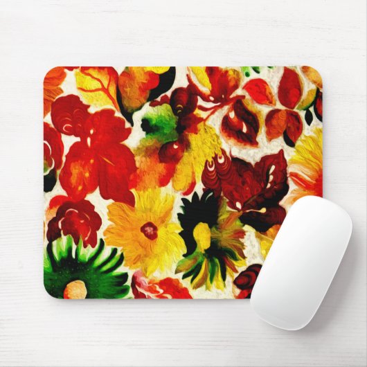 Rustikale Herbstlaube Mousepad (Mit Mouse)