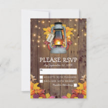 Rustikale Herbstleuchten Herbstlichtpaare RSVP