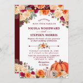 Rustikale Herbstpfropfen Einladung (Vorne/Hinten)