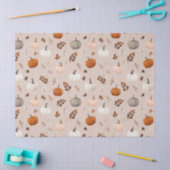 Rustikale Herbstpumpen und Herbstlaub Seidenpapier (Basteln)