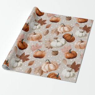 Rustikale Herbstpumpen und Herbstlaube (2) Geschenkpapier