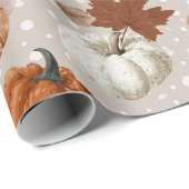 Rustikale Herbstpumpen und Herbstlaube (2) Geschenkpapier (Rolleneckpunkt)