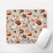 Rustikale Herbstpumpen und Herbstlaube (2) Mousepad (Mit Mouse)