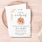 Rustikale Herbstpumpendusche Herbstdusche Einladung