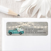 Rustikale Herbstreihen auf der Rücksendeadresse Ho (Insitu)