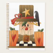 Rustikale Herbstschnecke mit Pumpkins und Crow Planer (Vorderseite)