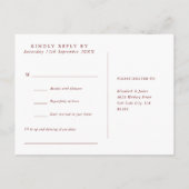 Rustikale Herbstsonnenanfrage UAWG Postkarte (Rückseite)