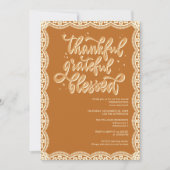 Rustikale Herbsttourismus Frische Pasta machen Einladung (Vorderseite)