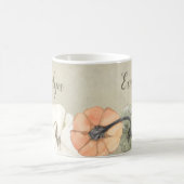 Rustikale Herbstwein, Orangenpumpen Personalisiert Kaffeetasse (Mittel)