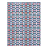 Rustikale Herzen Denim Style Tischdecke (Vorderseite)