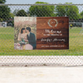 Rustikale Herzlich willkommen in unserem Foto für Banner (Insitu)