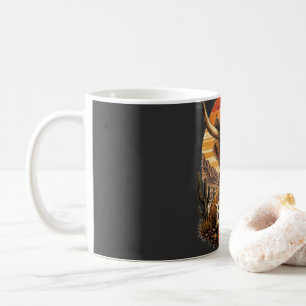 Rustikale Highland-Kuh-Kaffeetasse Landwestlich Kaffeetasse