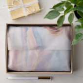 Rustikale Highland-Kuh – Wasserfarbenlandschaft Seidenpapier (Geschenk)