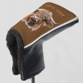 Rustikale HIGHLANDER Golf Head Cover Headcover (3/4 Vorderseite)