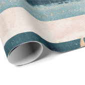 Rustikale himmlische Streifenmond Sonne Erdig (10) Geschenkpapier (Rolleneckpunkt)