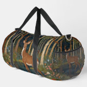 Rustikale Hirschelke Art Wildpark Duffle Bag (Rechte Ecke)