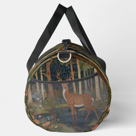 Rustikale Hirschelke Art Wildpark Duffle Bag (Rechts)