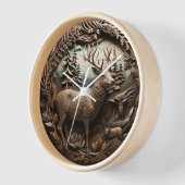 Rustikale Hirschjagdhütte Uhr (Winkel)