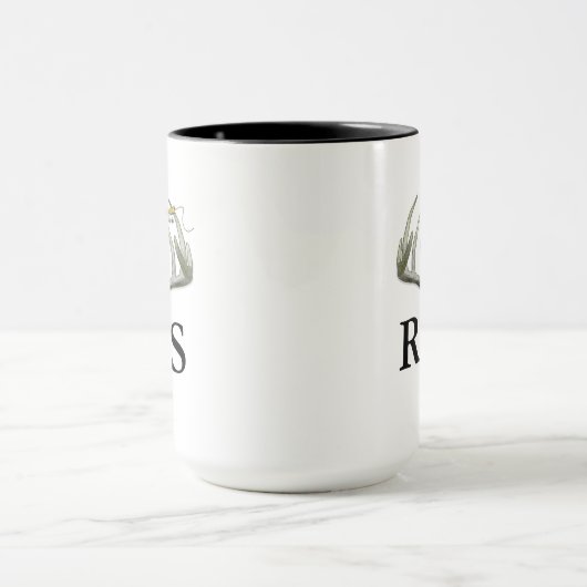 Rustikale Hirschjagdjäger Tasse (Zentrum)