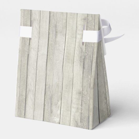 Rustikale Hochzeit am Strand Geschenkschachtel (Rückseite)