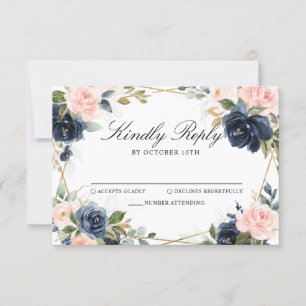 Rustikale Hochzeit aus Holz RSVP Karte