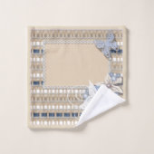 Rustikale Hochzeit Badhandtuch Set (Waschlappen)