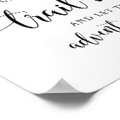 Rustikale Hochzeit Bauen Sie Ihren eigenen Weg Mix Poster (Ecke)