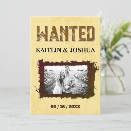 Rustikale Hochzeit 🤠 Country Charm Wedding Programm (Stehend Vorderseite)