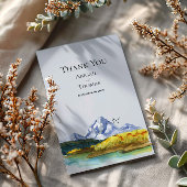 Rustikale Hochzeit dank Karte