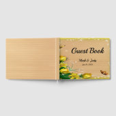 Rustikale Hochzeit der Blütenblume Gästebuch (Voll)