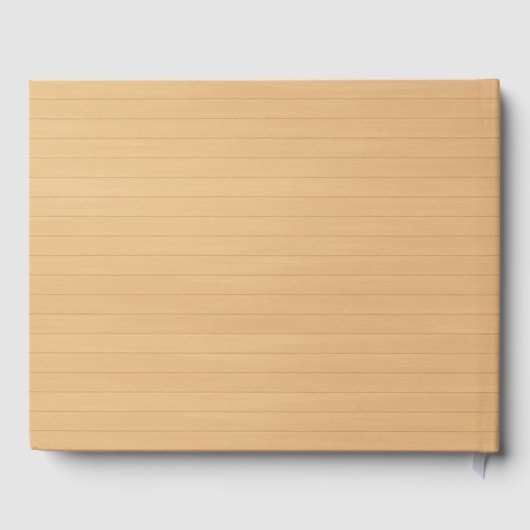 Rustikale Hochzeit der Blütenblume Gästebuch (Rückseite)